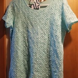 Market & Spruce crochet front top